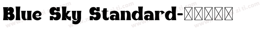 Blue Sky Standard字体转换